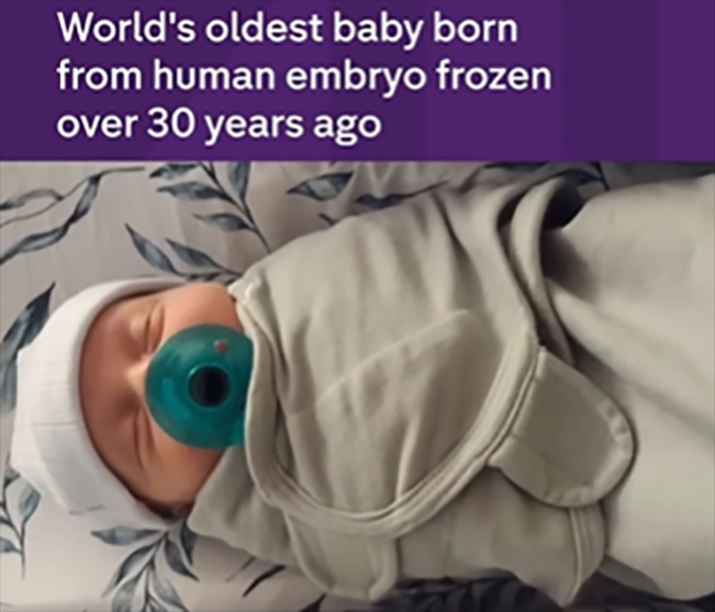 Thaddeus, usia 5 hari kini jadi bayi tertua/Foto: c4news